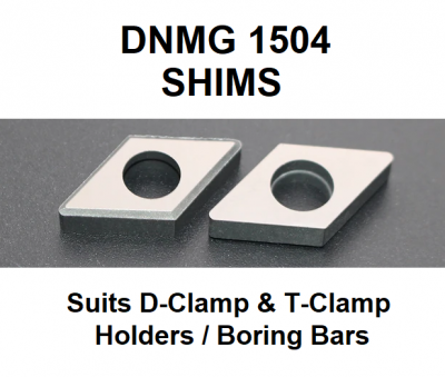 Spare Shim for D-Clamp & T-Clamp Holders that take DNMG1504 Inserts